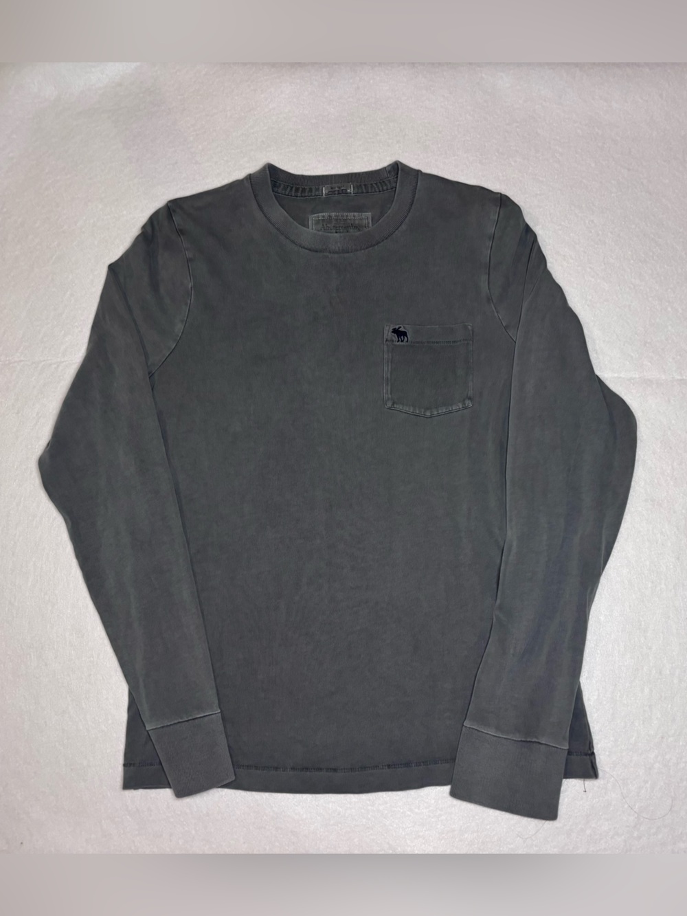 Abercrombie & Fitch Muscle Fitted Tee XXL Gray